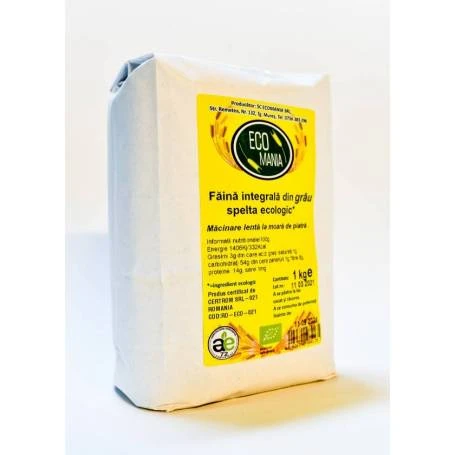 Faina integrala spelta, eco-bio, 1000g - Ecomania