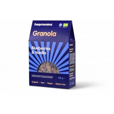 Granola cu afine si vanilie, eco-bio, 250g - Harmonica