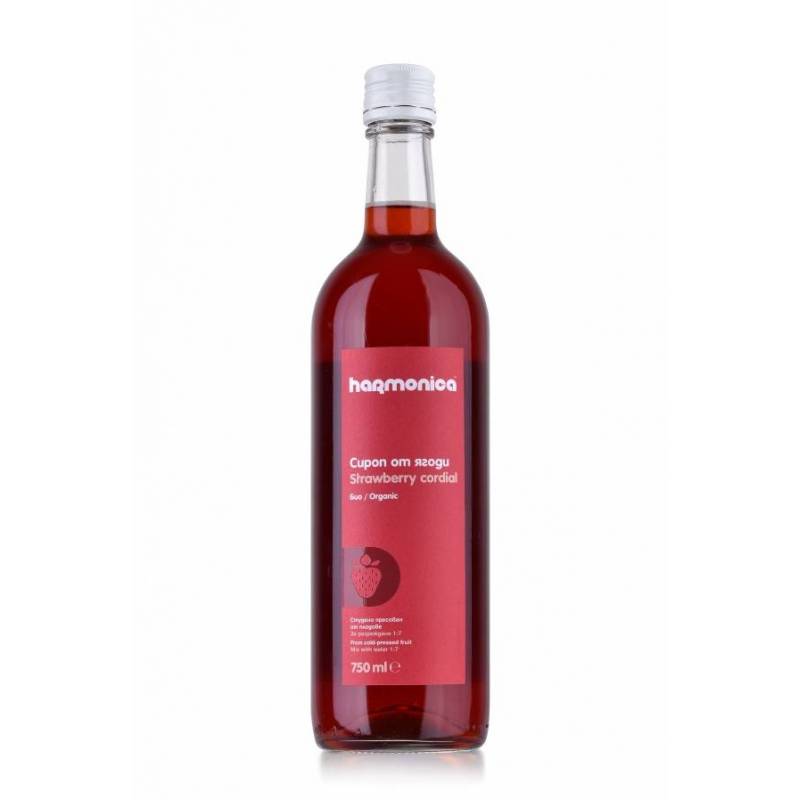 Sirop de capsuni, eco-bio, 750ml - Harmonica