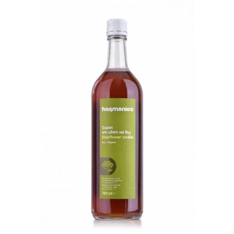 Sirop din flori de soc, eco-bio, 750ml - Harmonica