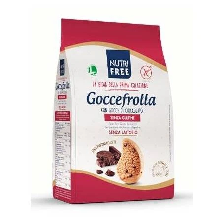 Goccefrolla biscuiti cu bucati de ciocolata, 400g - Nutrifree