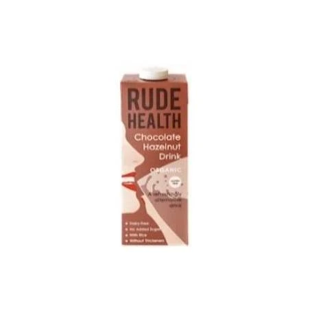 Lapte vegetal organic din alune si cacao, 1L - Rude Health