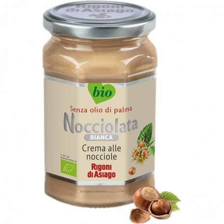 Nocciolata crema alba de alune de padure, eco-bio, 270g - Rigoni di Asiago