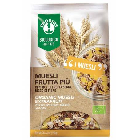 MUSLI CU MULTE FRUCTE, eco-bio, 750g, Probios