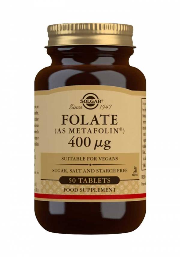 Folate, 1000mcg, 60tb - solgar