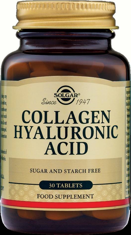 Hyaluronic acid complex 120mg, 30cpr - solgar