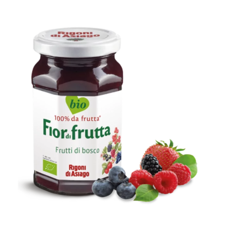 Dulceata de fructe de padure, fara zahar, eco-bio, 250g - Rigoni di Asiago