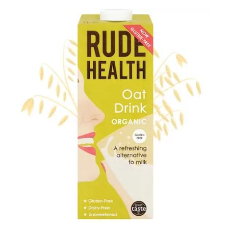 Lapte vegetal organic din ovaz, 1L - Rude Health