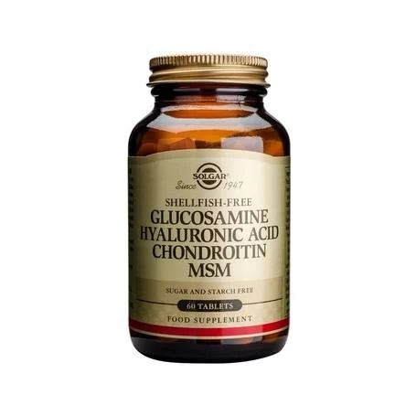 Glucosamina - Acid Hyaluronic - Chondroitina - MSM - 60tabs - SOLGAR