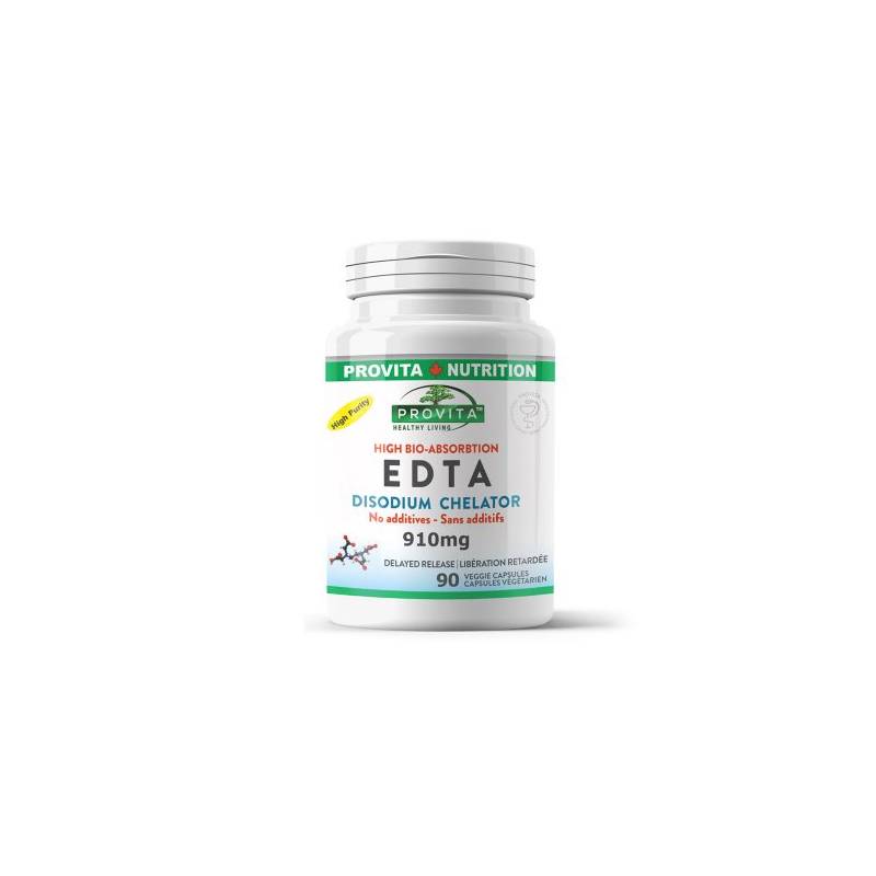 EDTA, 910 mg, 90cps - Provita Nutrition