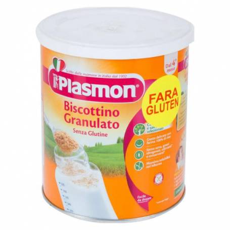 Biscuiti Granulati, fara glutem, 374g - Plasmon