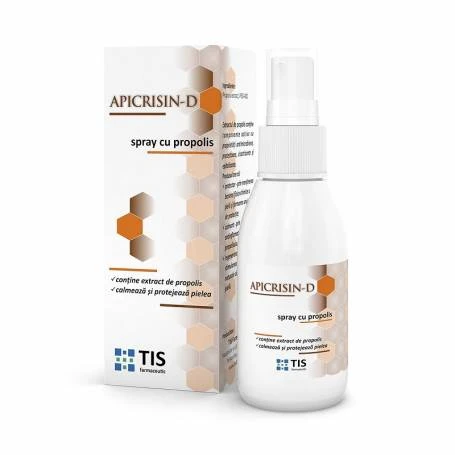 Spray cu propolis Apicrisin-D, 50ml - Tis Farmaceutic
