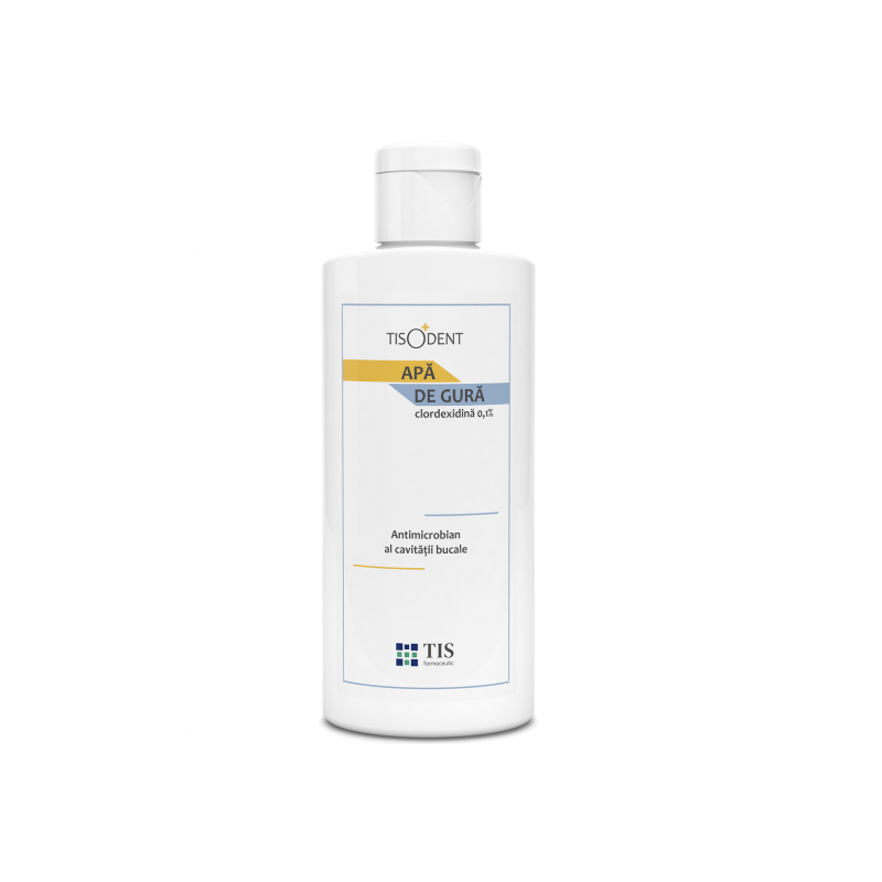 TISODENT APA DE GURA cu Clorhexidina 0.1%, 250 ml, TIS FARMACEUTIC