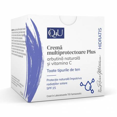 Crema multiprotectoare Plus Hidratis Q4U, 50ml - Tis Farmaceutic