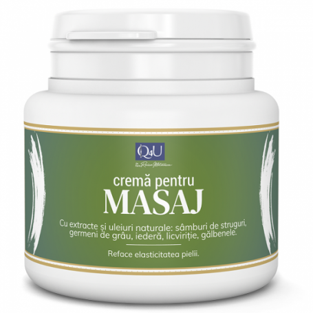 Crema pentru masaj Q4U, 500ml - Tis Farmaceutic