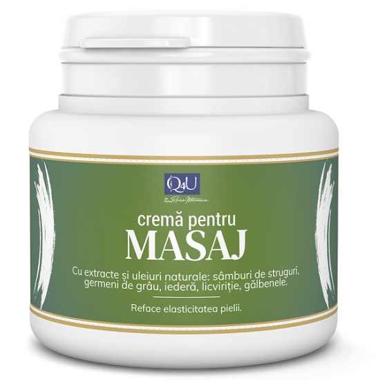 Crema Pentru Masaj Q4u, 500ml - Tis Farmaceutic