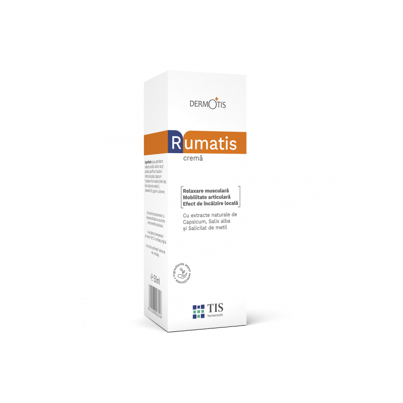 RumaTis crema relaxanta Dermotis, 50ml - Tis Farmaceutic