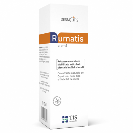 RumaTis crema relaxanta Dermotis, 50ml - Tis Farmaceutic