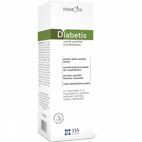 Crema nutritiva si protectoare DiabeTis, 100ml - Tis Farmaceutic