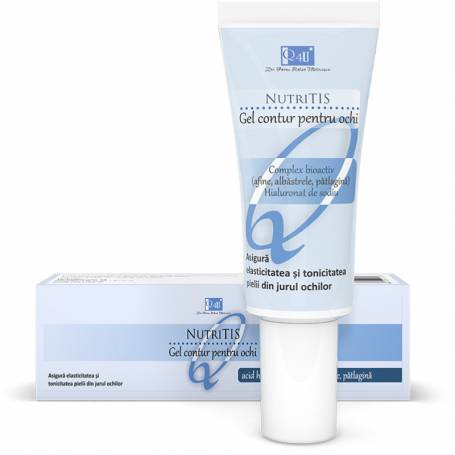 Gel contur pentru ochi NutriTis Q4U, 20ml - Tis Farmaceutic