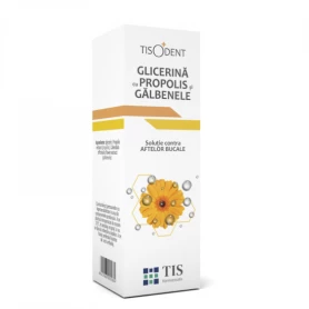 Glicerina cu propolis si galbenele, 25ml - Tis Farmaceutic