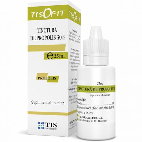 Tinctura de Propolis Tisofit, 25ml - Tis Farmaceutic