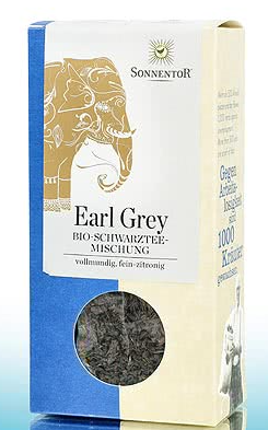 Ceai negru earl grey, eco-bio, 90g - sonnentor