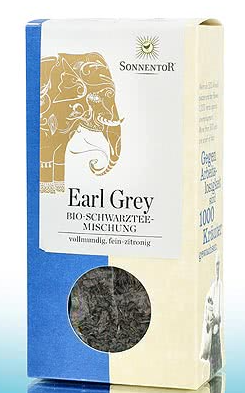 Ceai negru earl grey, eco-bio, 90g - Sonnentor