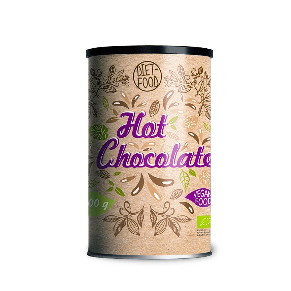 Ciocolata calda vegana, eco-bio, 200g - Diet-Food
