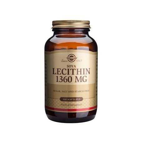 Soya Lecithin - lecitina din soia - 1360mg 100gelule - SOLGAR