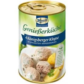 4 x chiftele din carne de porc in sos picant de capere, 400g - Keunecke