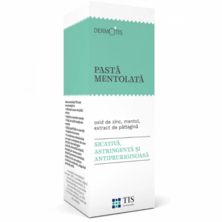 Pasta mentolata Dermotis, 50ml - Tis Farmaceutic