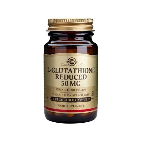 L-GLUTATHIONE 50mg 30 veg.caps - SOLGAR