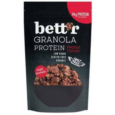 Granola proteica, fara gluten, eco-bio, 300g - Bettr