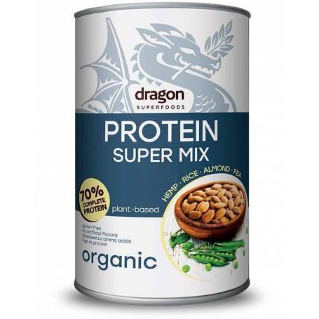 Shake proteic super mix, eco-bio, 500g - Dragon Superfoods