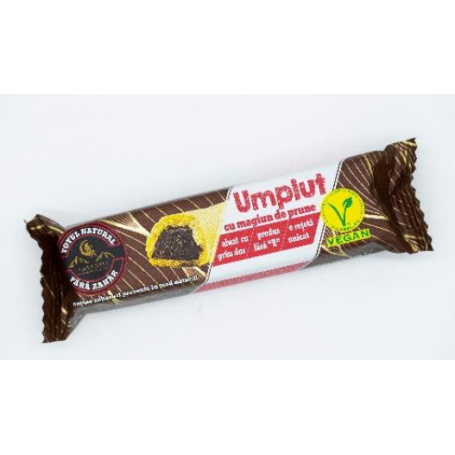 Baton umplut cu magiun de prune, 60g - Hiper Ambrozia