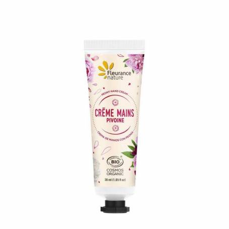 Crema de maini cu flori de bujor, 30ml - Fleurance Nature