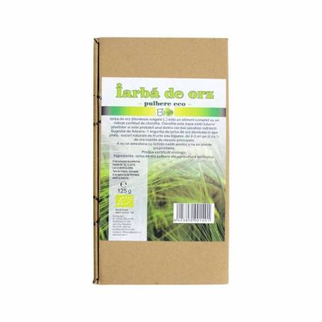 Iarba de orz verde pudra, eco-bio, 125g - Deco Italia