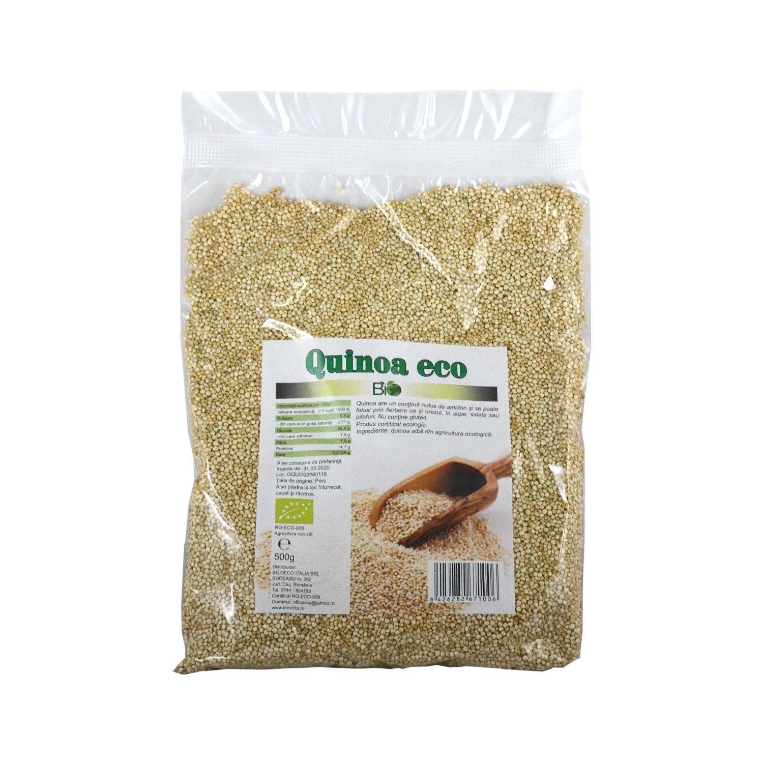 Quinoa alba, eco-bio, 500g - deco italia