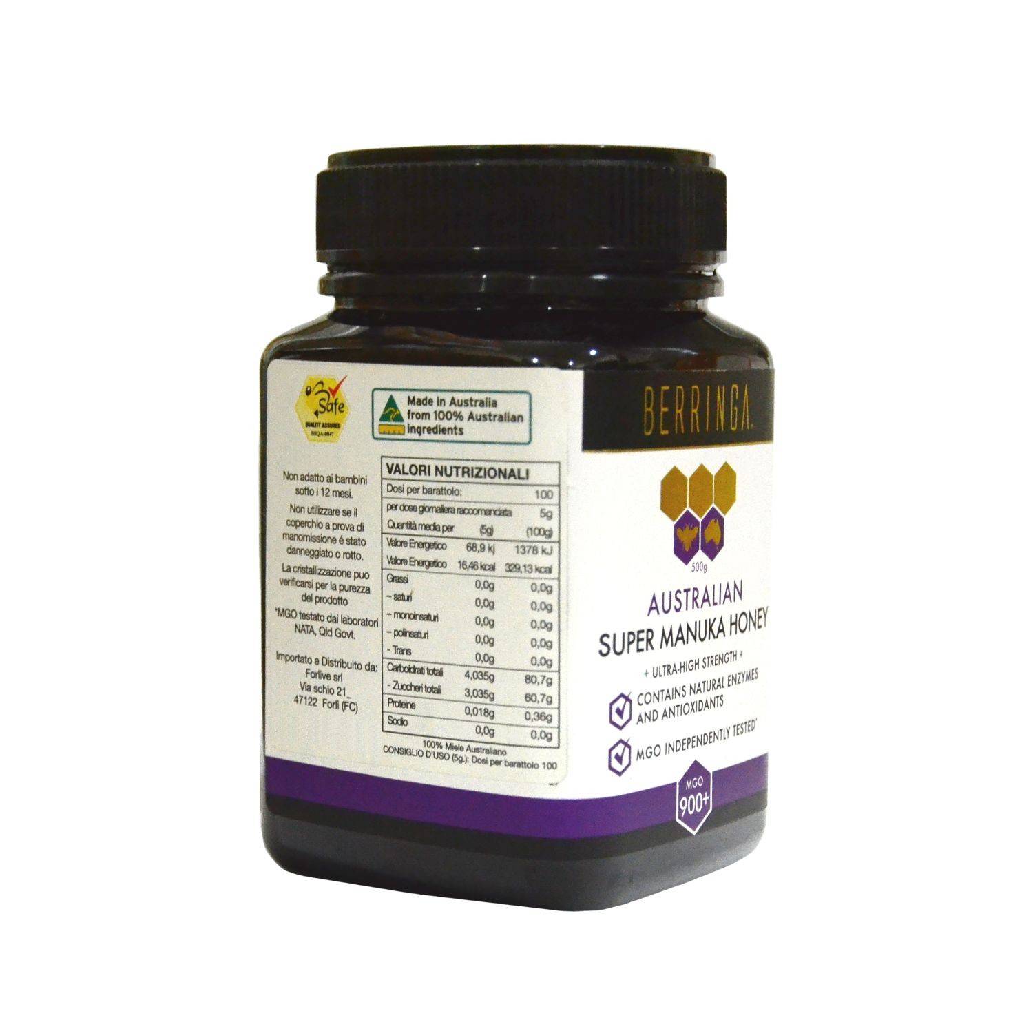 Miere de manuka mgo 900+ 100% , 500g - berringa