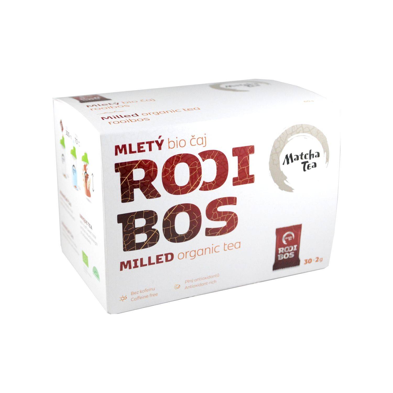 Ceai rooibos solubil, eco-bio, 30x2g - deco italia