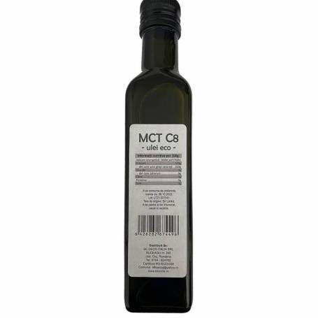 Ulei MCT C8, eco-bio, 250ml - Deco Italia