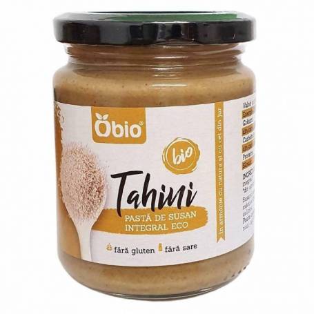 Tahini pasta de susan integral, eco-bio, 250g - Obio