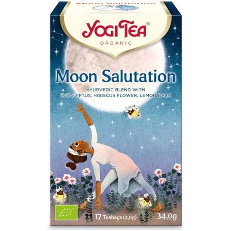 Ceai Salutul Lunii, Moon salutation, 17 pliculete a 2,0g - Yogi Tea