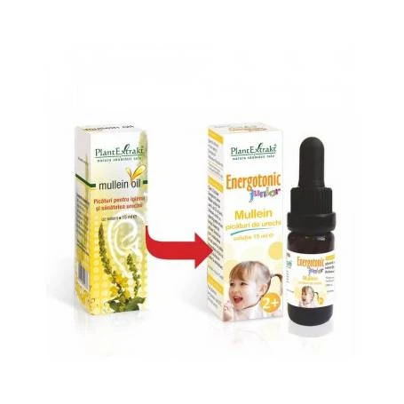 Energotonic junior - Mullein picaturi pentru sanatatea urechii, 15ml, PantExtrakt