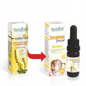 Energotonic junior - mullein picaturi pentru sanatatea urechii, 15ml, pantextrakt