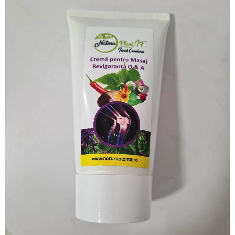 Crema masaj revigoranta O&A - Oase si articulatii, 120ml - Natura