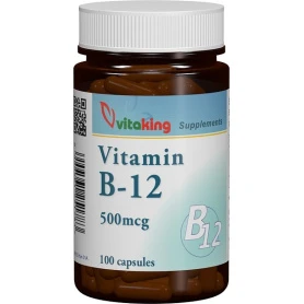 Vitamina B-12 - Ciancobalamina - 500ug - 100caps - VITAKING