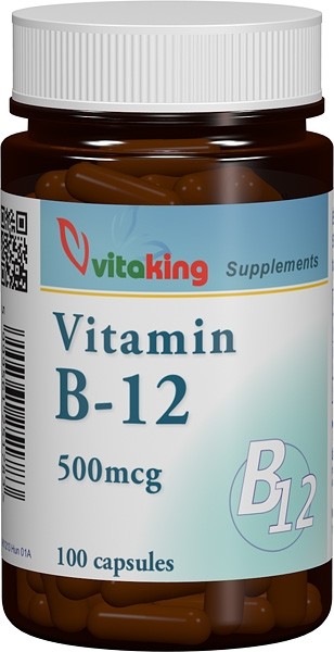 Vitamina b-12 - ciancobalamina - 500ug - 100caps - vitaking