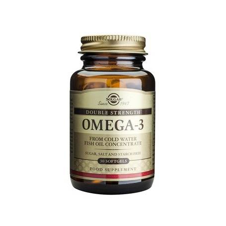 Omega-3 Double Strength - Omega-3 eficienta dubla - 30gelule - SOLGAR